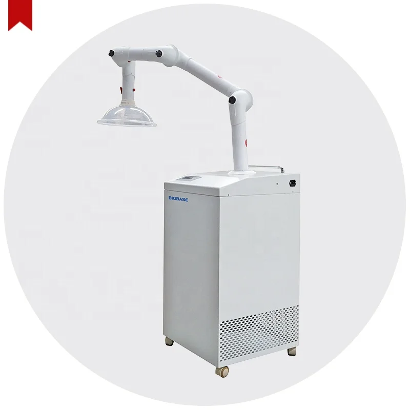 Biobase China  Mobile Fume Extractor Smoke Evacuation HEPA Filter Air Machine Mobile Fume Extractor for Lab