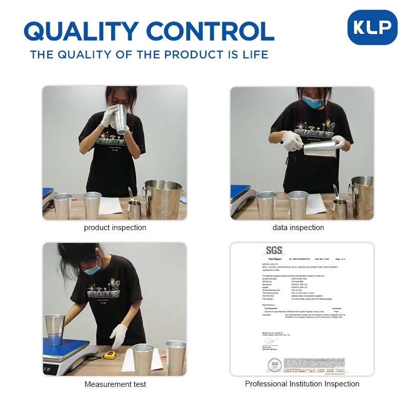 KLP Stainless Steel home bar set bar accessories Cocktail Shaker Set with Shelf