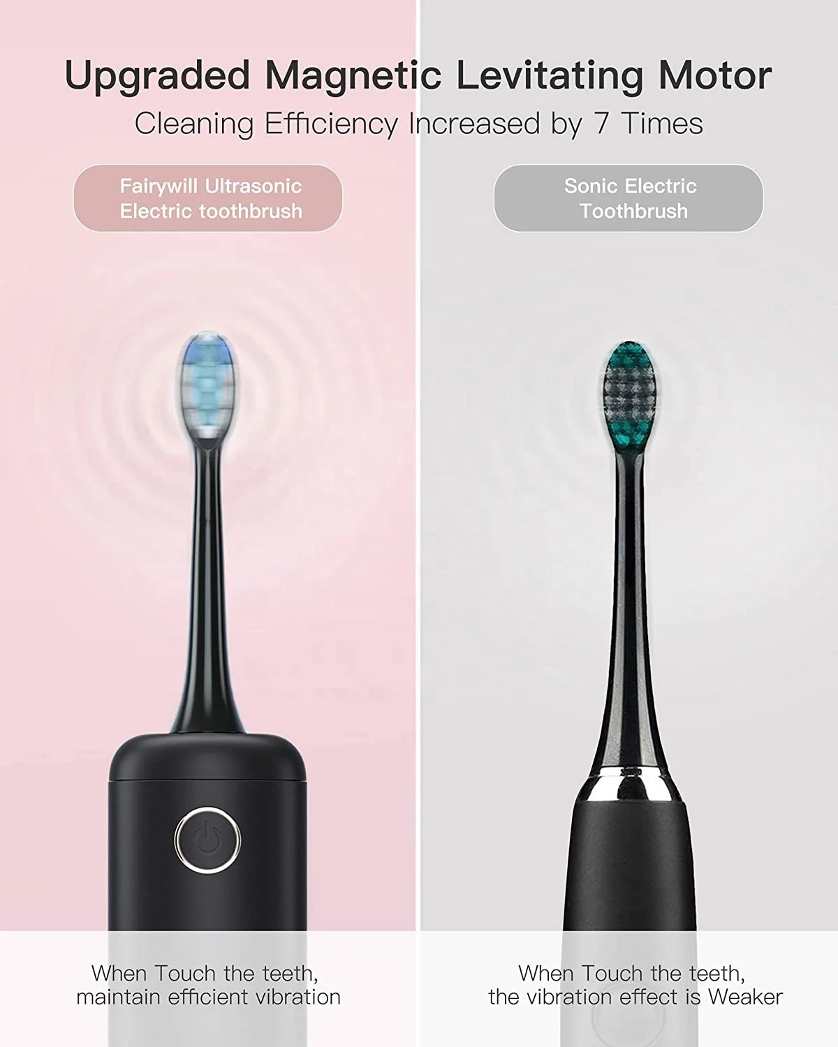  Fairywill FW T9 2021 2020 2022 Oral Care Portable Slim Electrical Electronic Electric Tooth Brush Toothbrush for Adult