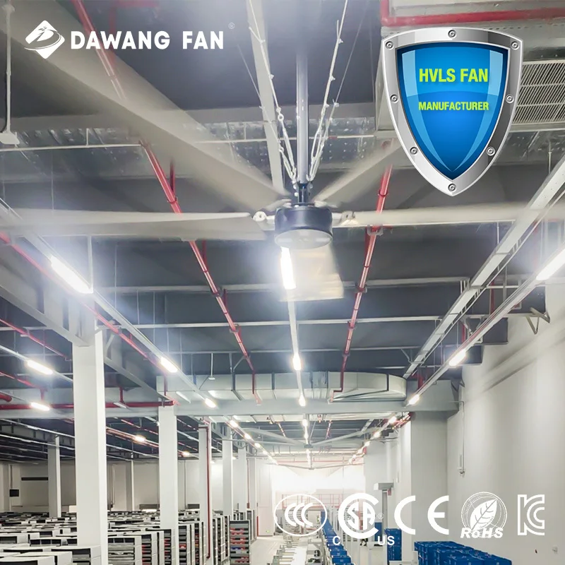 Вентилятор DAWANG 22 фута теплицы oem 1500 Вт потолочный вентилятор с двигателем вентилятора pmsm