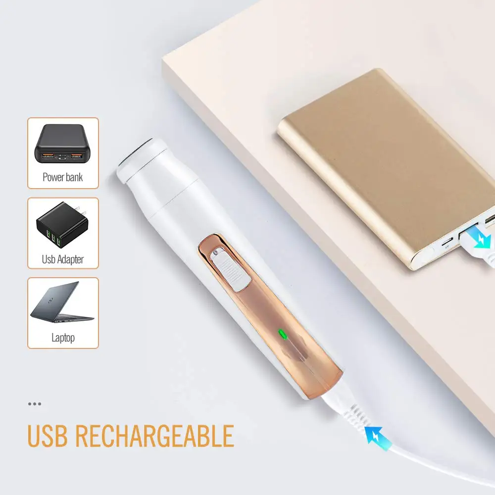  Новый продукт легко очищается перезаряжаемая через Usb для влажной и сухой чистки безопасная машинка стрижки волос бритва лица электрическая подходит мужчин