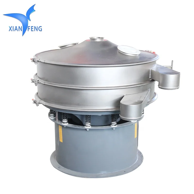 Factory price 10 Kg-10 Tons/hour baobab powder rotary vibrating sieve machine for food grade
