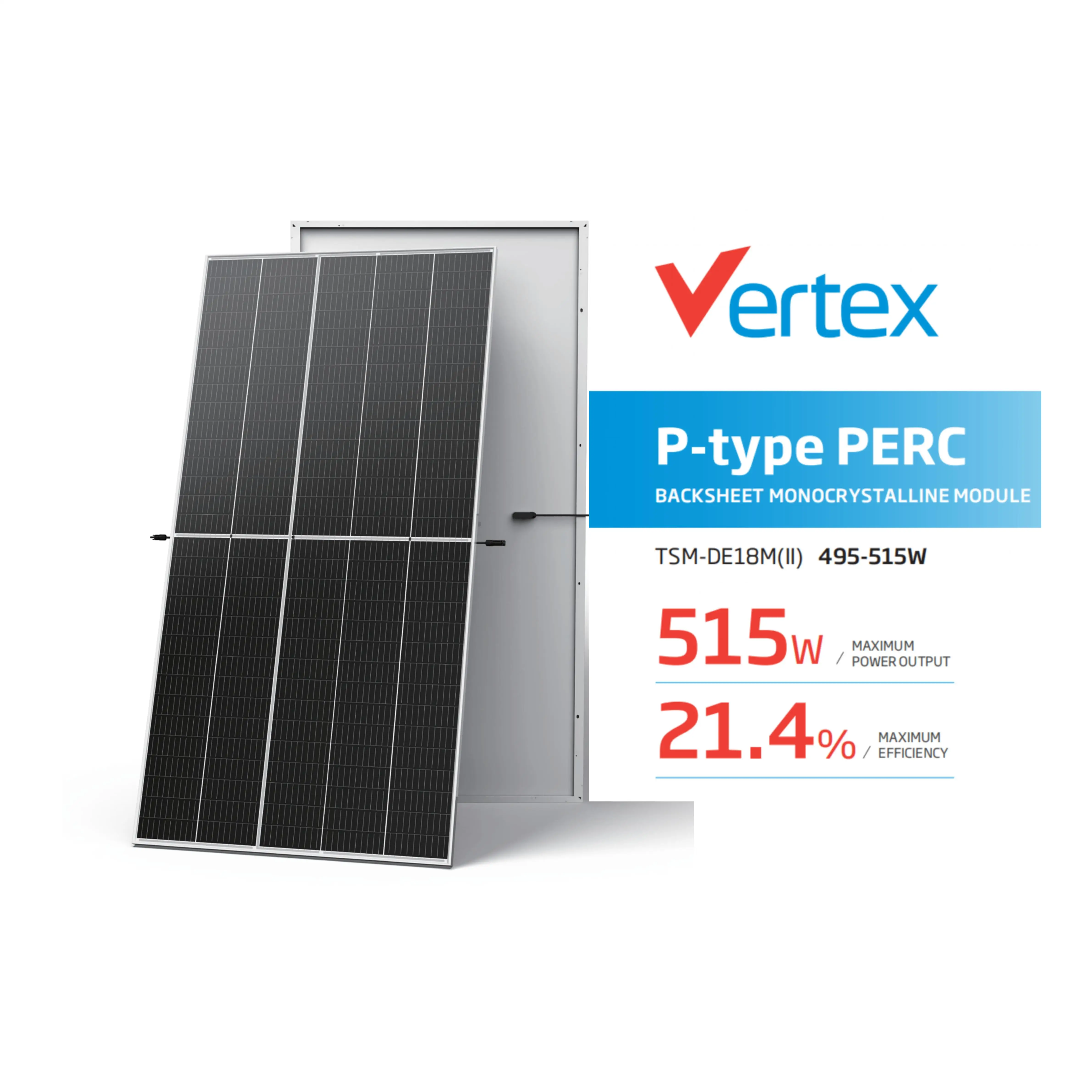 495 Вт 500 505 510 515 trina vertex солнечная панель монокристаллического кремния типа 460 сертифицированные солнечные системы промышленности