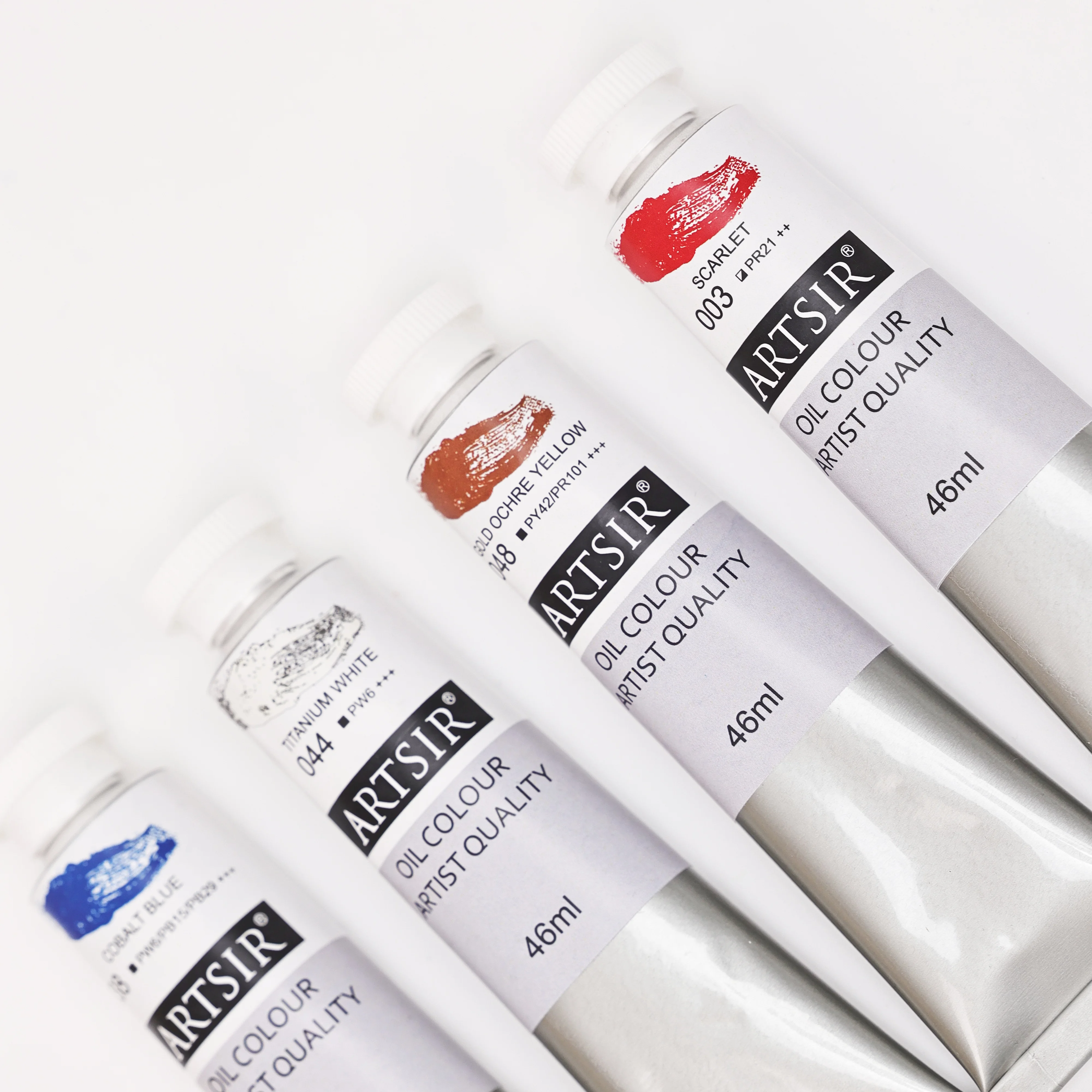 Hot Sale Non Toxic Good Quality Wholesale Artist Oil Colors 46ml Oil Paint Set for Art & Drawing on Canvas & Paper