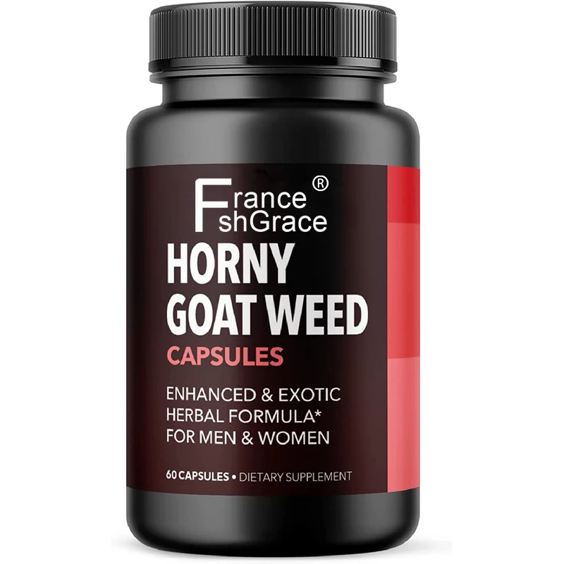 Horny Goat Weed Supplement Capsules for Natural Energy & Optimal Endurance