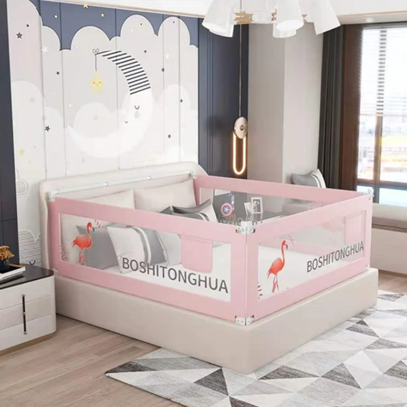 
2021 New Baby Fence Playpen Bed Railing Toddler With Side Rails 