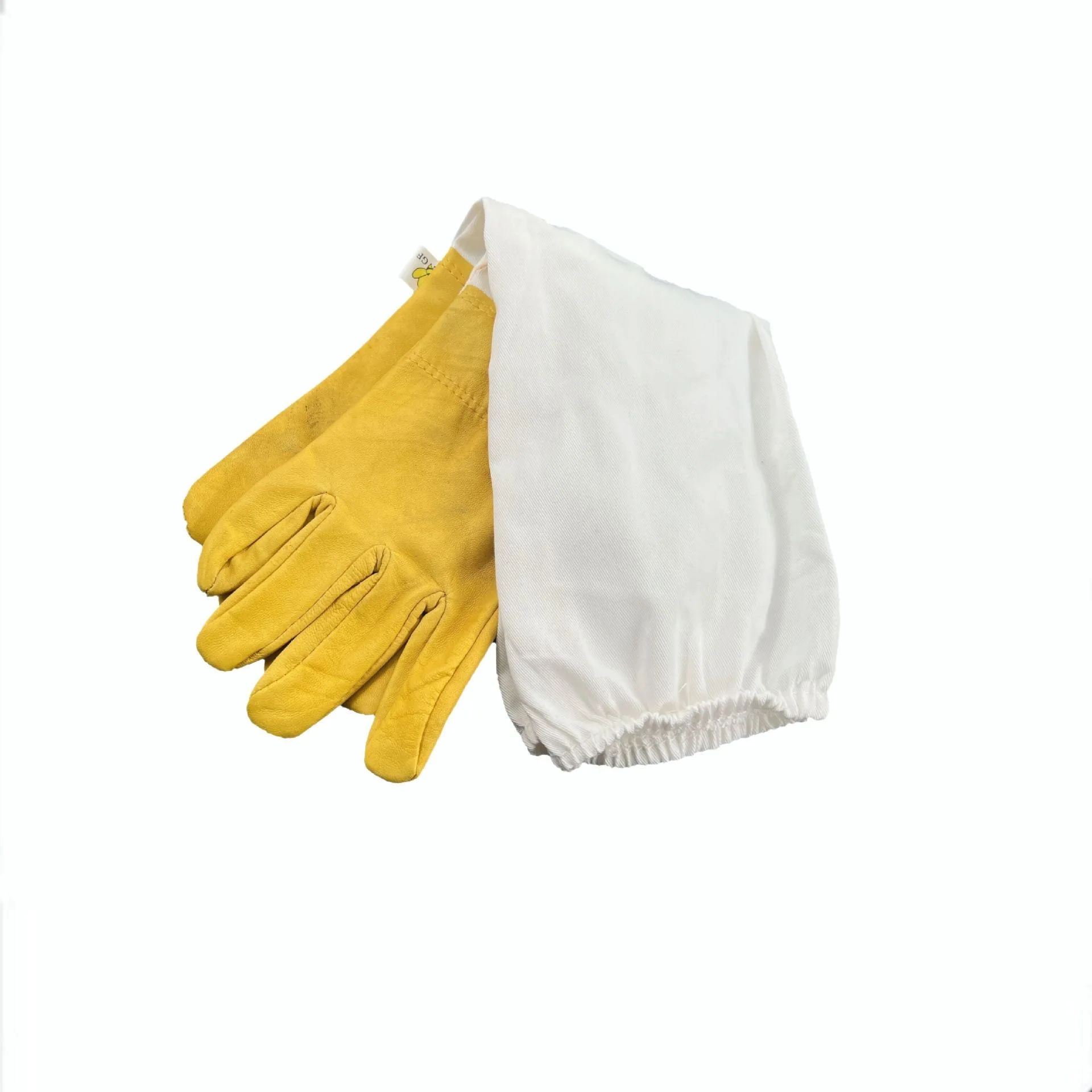 Beekeeping gloves, protective, breathable and anti-bee sting, beekeeping tools with cuffs, canvas sheepskin gloves