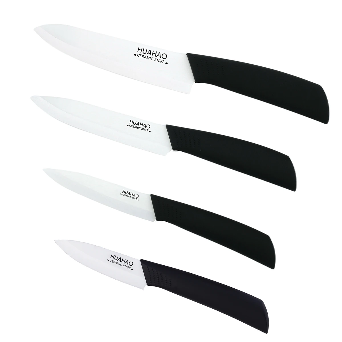 injection mold handle 3 + 4 + 5 + 6 inch ceramic knife set dishwasher safe