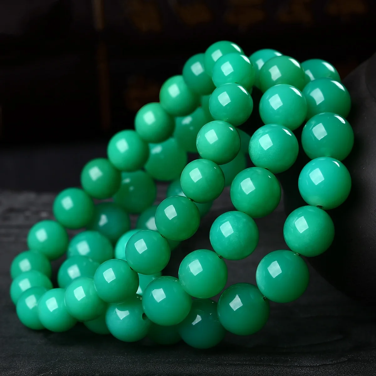 ArthurGem Genuine Top Quality Australian Jade Gemstone Bracelet Natural Healing Stone Australian Jade Bracelets for Women Men