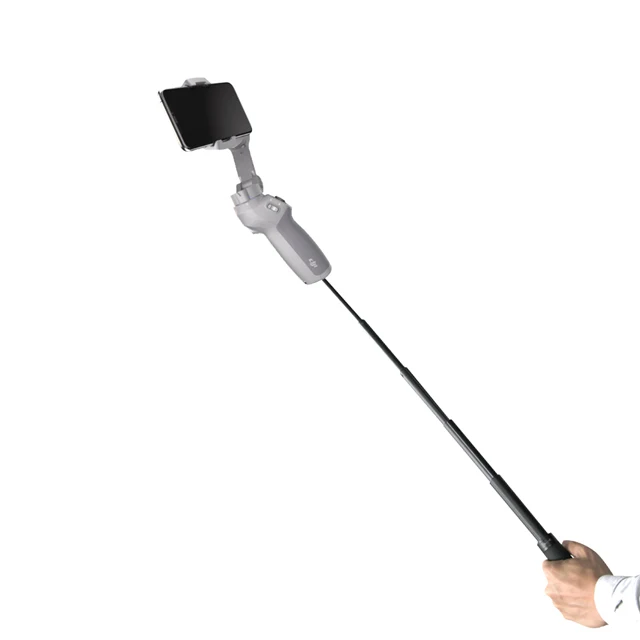 66cm Adjustable Telescoping Selfie Stick with Tripod Mount Compatible with OSMO Mobile 2