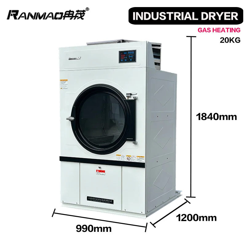 Commercial Tumble Dryer 20kg 25kg 35kg 50kg 70kg Clothes Dryer Machine for Laundry