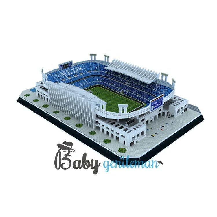 La Rosaleda Stadium football souvenirs 3D cube puzzle  Z14065G