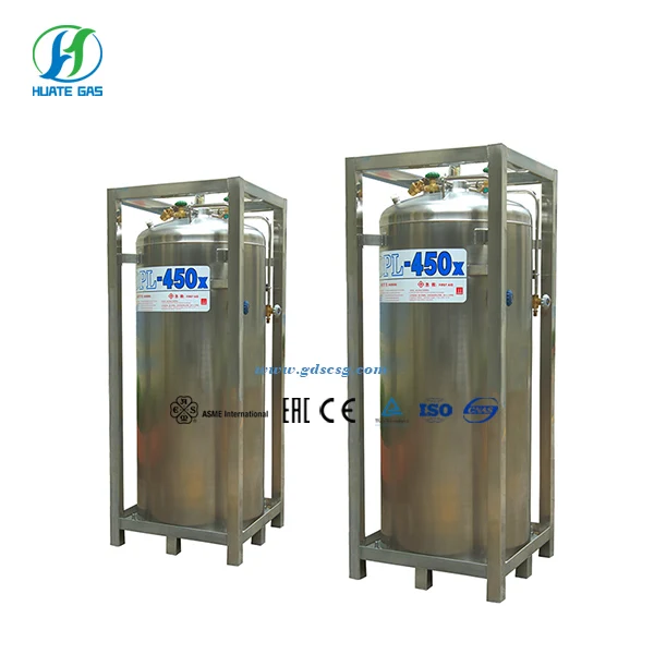 Widely Usage 410L 1.4Mpa Cryogenic Liquid Nitrogen/CO2 Tank Dewar cylinder Chemical Storage Equipment