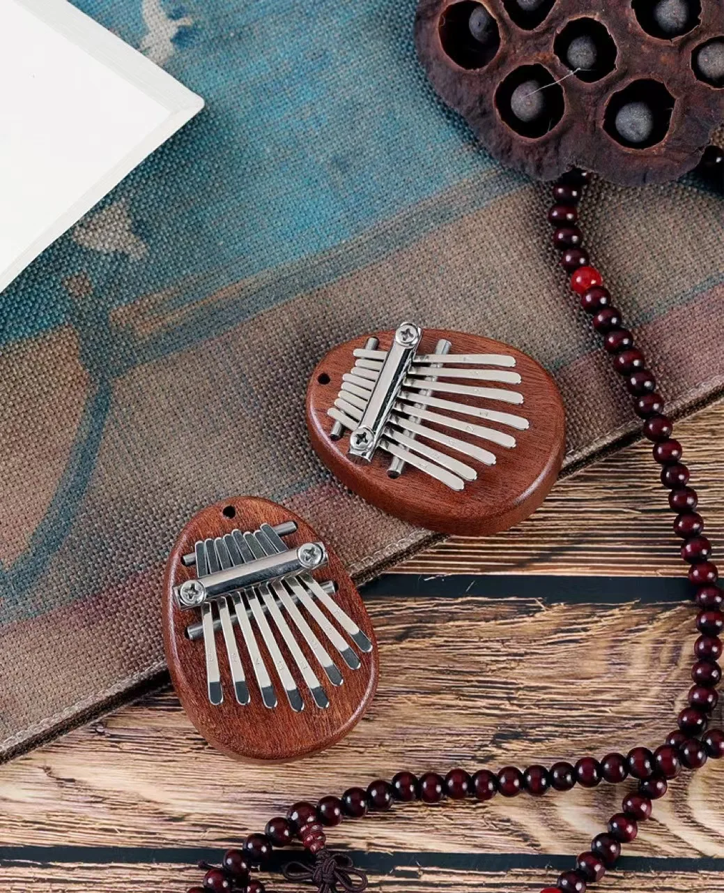 Wholesale 8 keys Thumb Piano Mini Kalimba For Kids