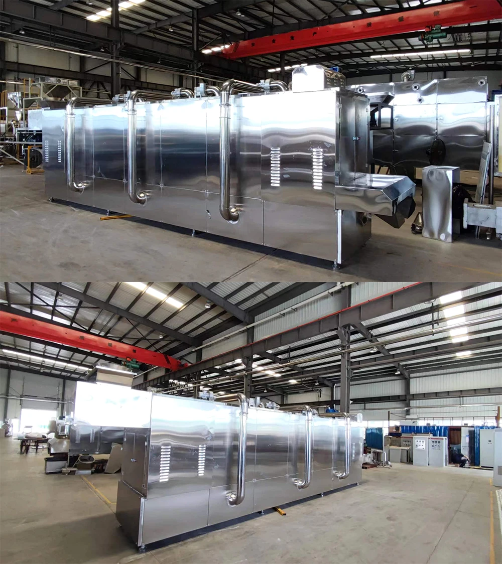 Big capacity 500kg/h fish feed production plant floating twin screw fish feed extruder