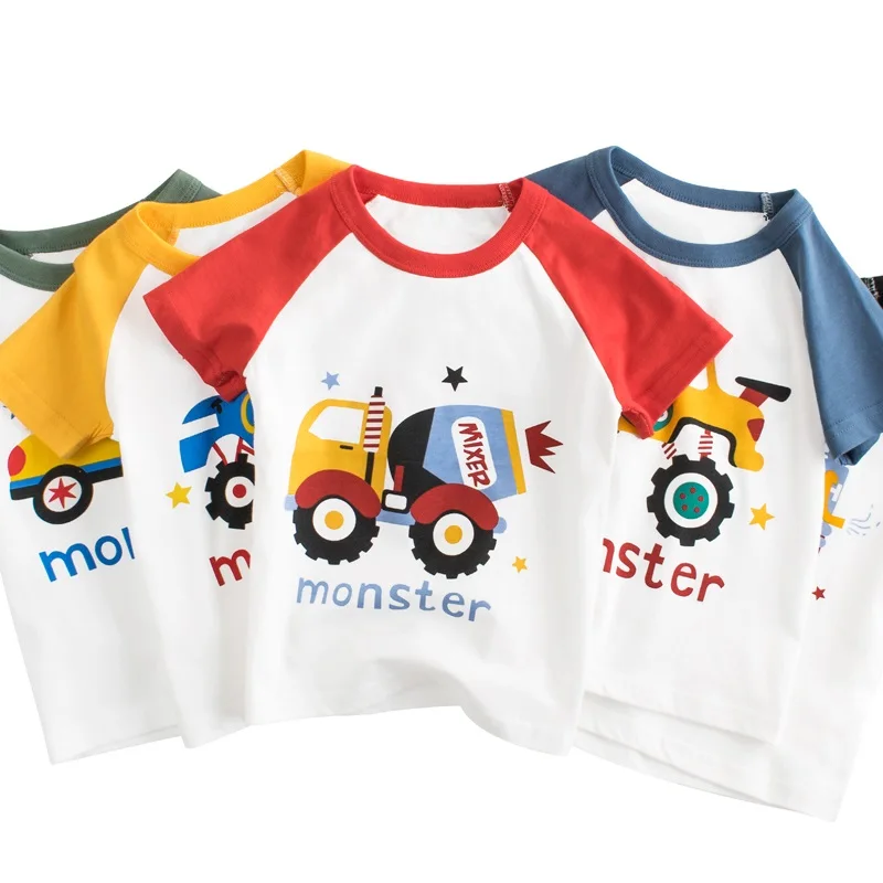 OEM Fashion Cartoon Printing Cotton Comfortable Boys T Shirt Kids Clothes T Shirt