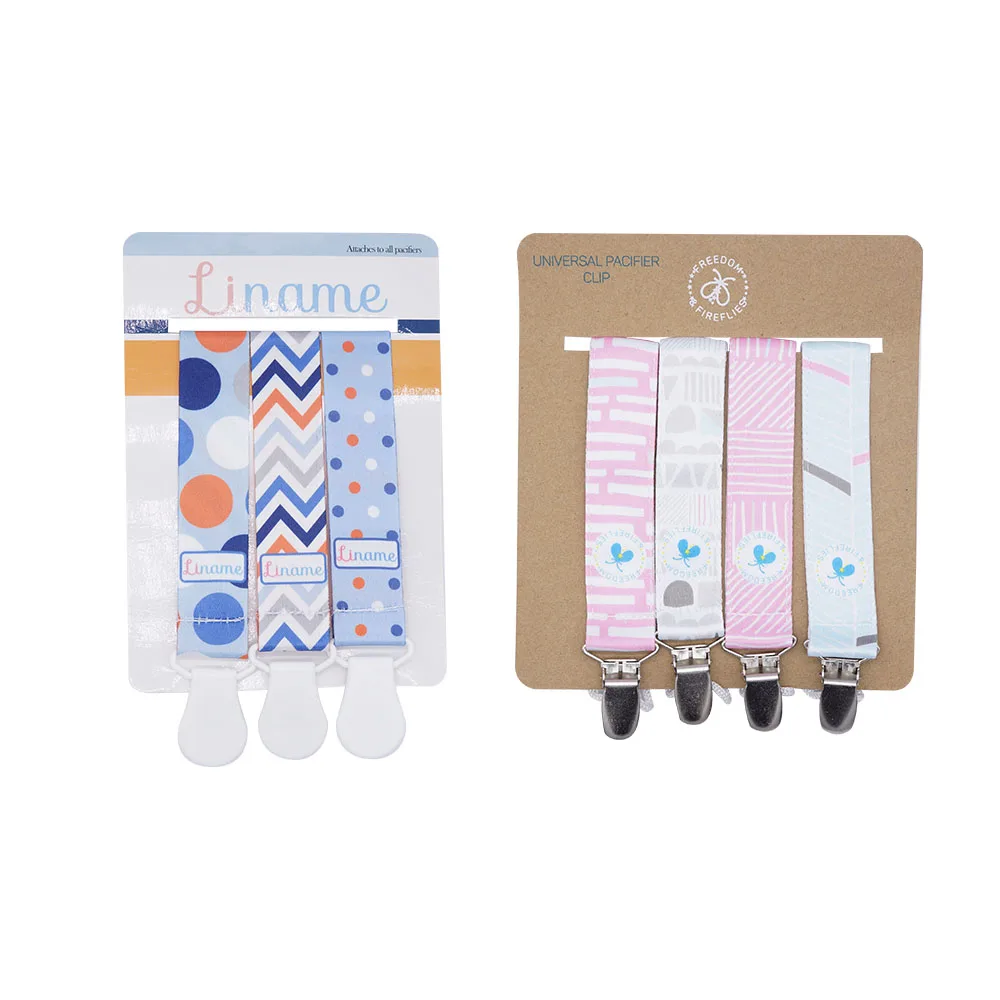 Wholesale price custom cute dummy pacifier holder clip baby pacifier clip