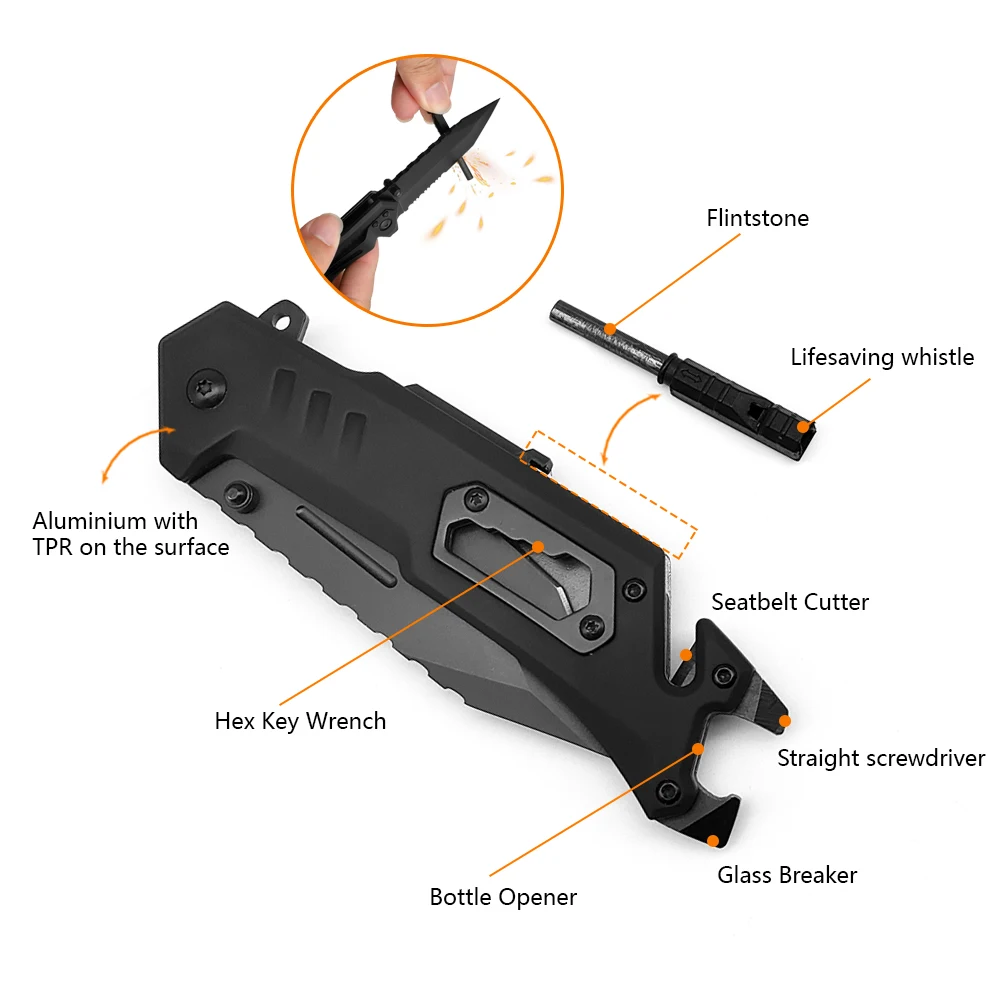 OEM low MOQ customize outdoor new stainless steel camping hot sale pocket knife