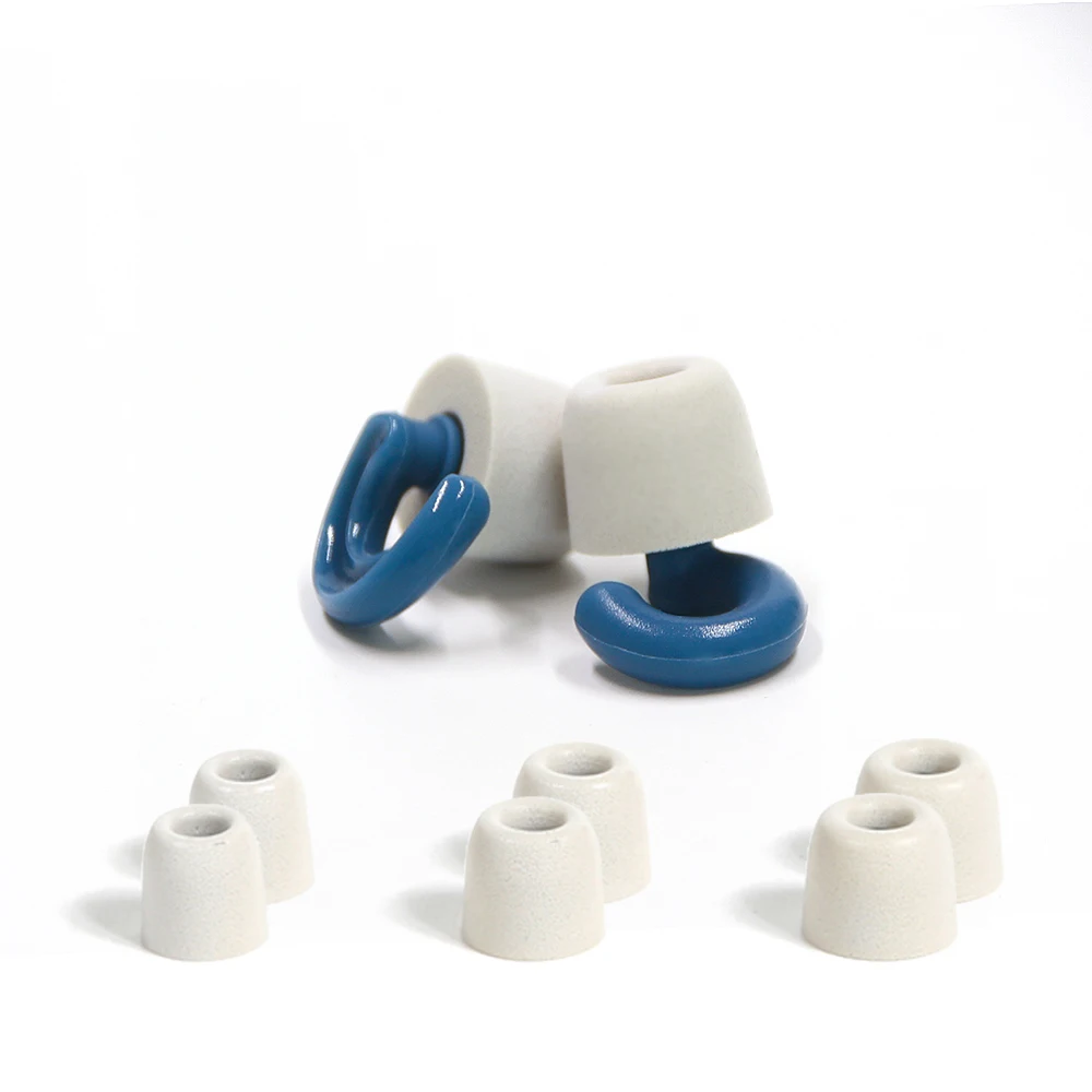 New Hearing Protection Soft Patent Hook Replaceable 3 Sizes Foam Silicone Ear Plugs