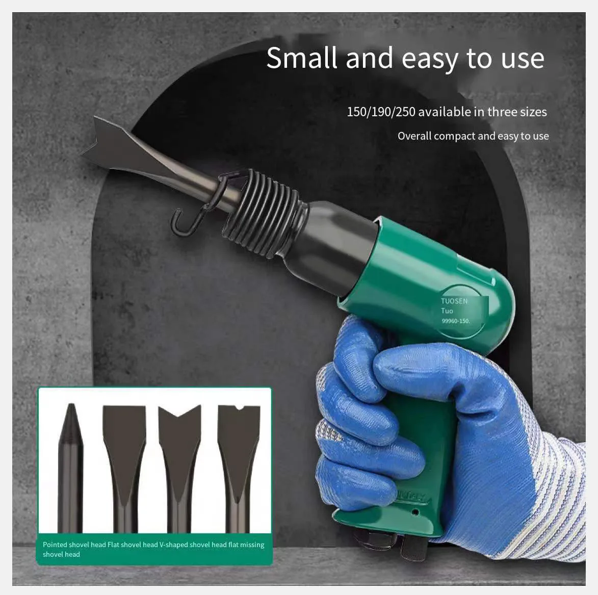 Impact Air Hammer Small Wind Pick Wind Shovel Rust Removal Tools Pneumatic Shovel Knife