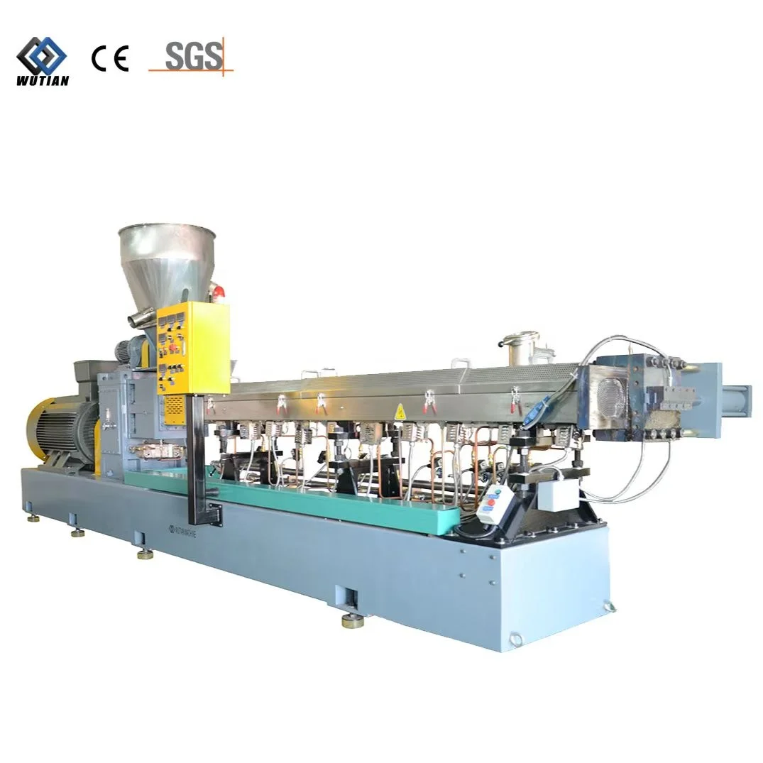Twin Screw Granule Extruder Twin Screw Granulator Machine Granules Extrusion Machine Recycled Plastic New Product 2022 Provided
