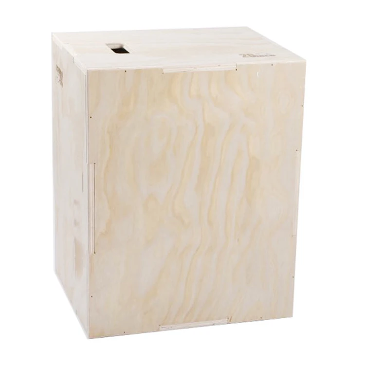 3 in 1 Wooden Plyo Box for Jump Training and Conditioning 20x24x30 Inch