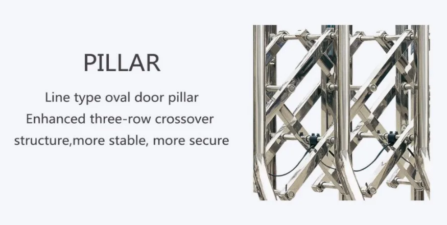 
201 automatic stainless steel retractable garden gate 