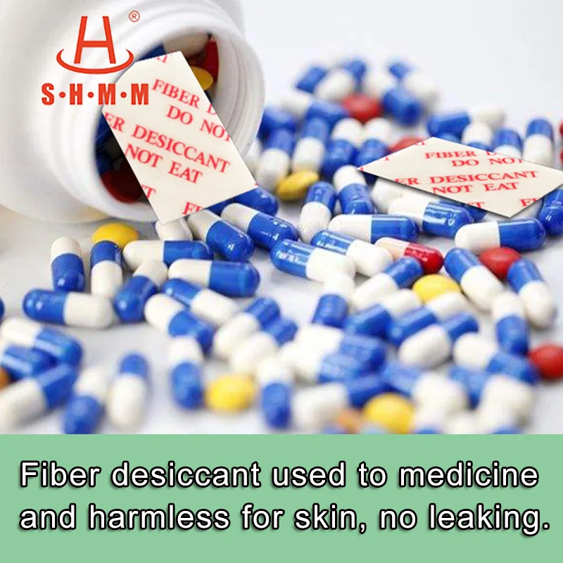 
Filmed Cover Fiber Fibre Desiccant Drying Auxiliary Agents For Medicine Medication Pharmacy Pharmaceutical Health Care Products 