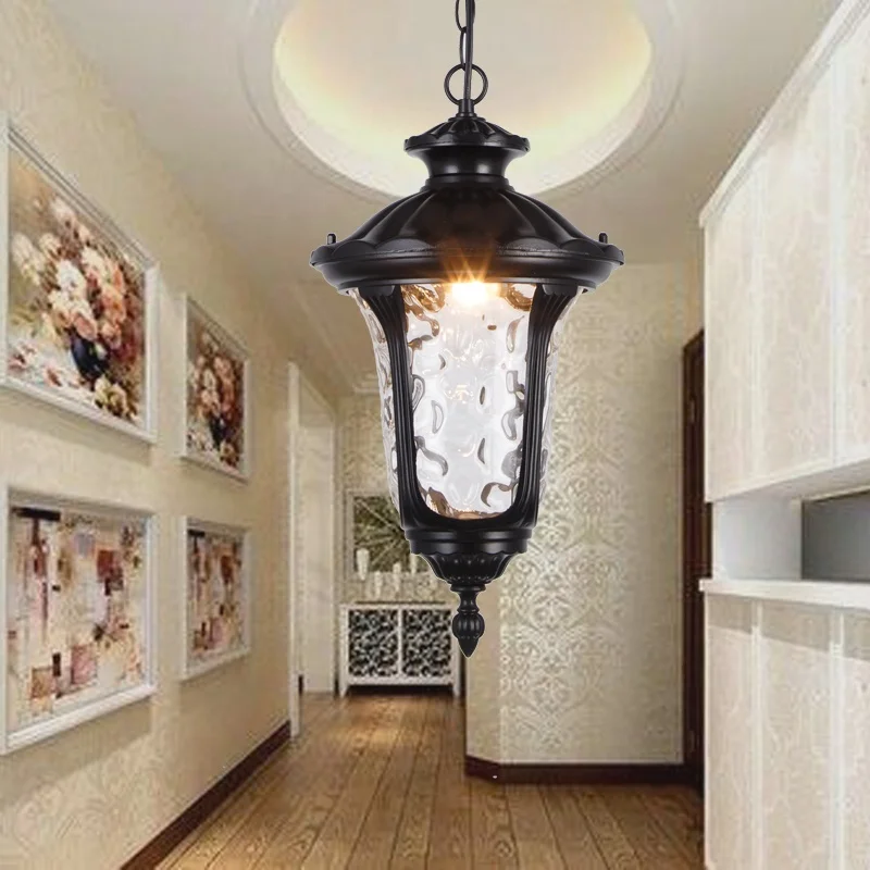 European outdoor waterproof garden lamp corridor corridor balcony lamp garden pavilion grape frame lamp door pendent