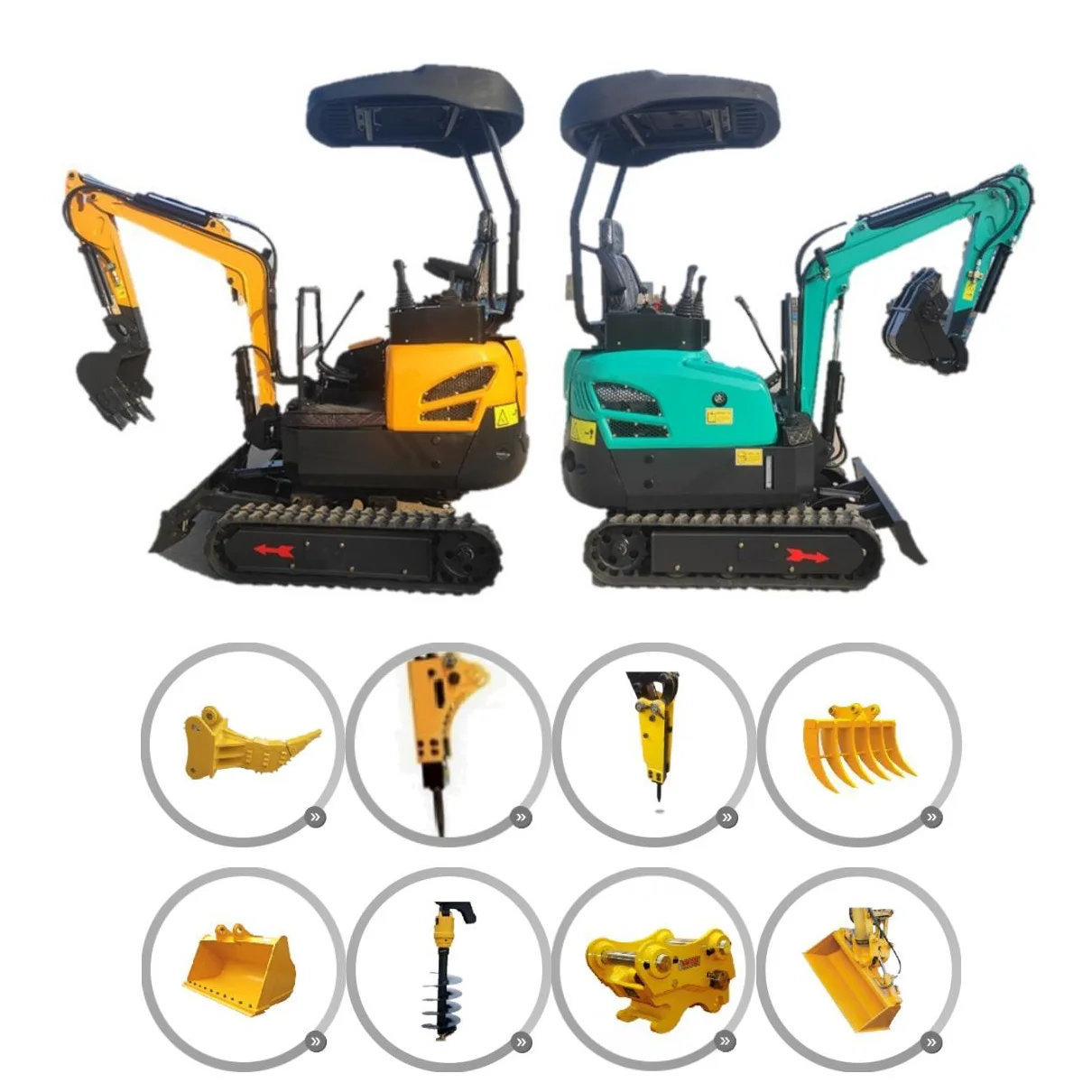 Mini Excavator Digging Machine for Sale New Excavator Price 0 8 Ton 1 Ton 2 Ton 3 Ton 4ton 5ton