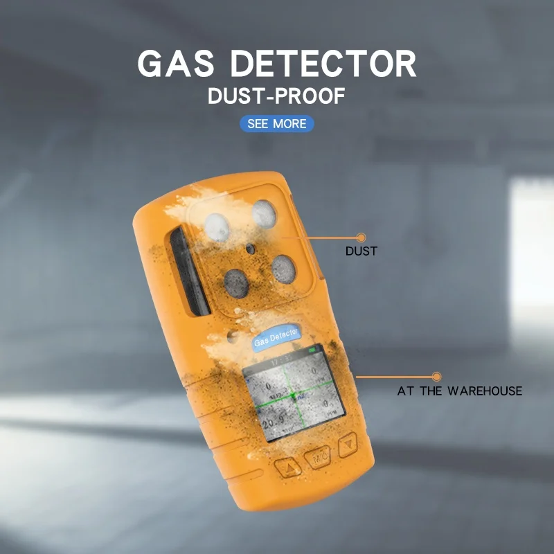 Safewill Factory Direct Sale 4 in 1 Gas Detector CO2 Detector Portable SO2 Gas Meter Carbon Dioxide Gas Detector