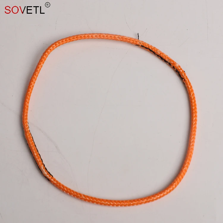UHMWPE Rope with Loop Durabe Anti Cut Insertion Sewn Lightweight Cord 12 strands Strongest Material UHMWPE Continuous Loop