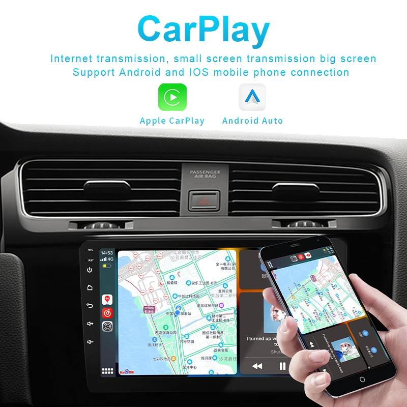 Автомагнитола carplay с сенсорным экраном