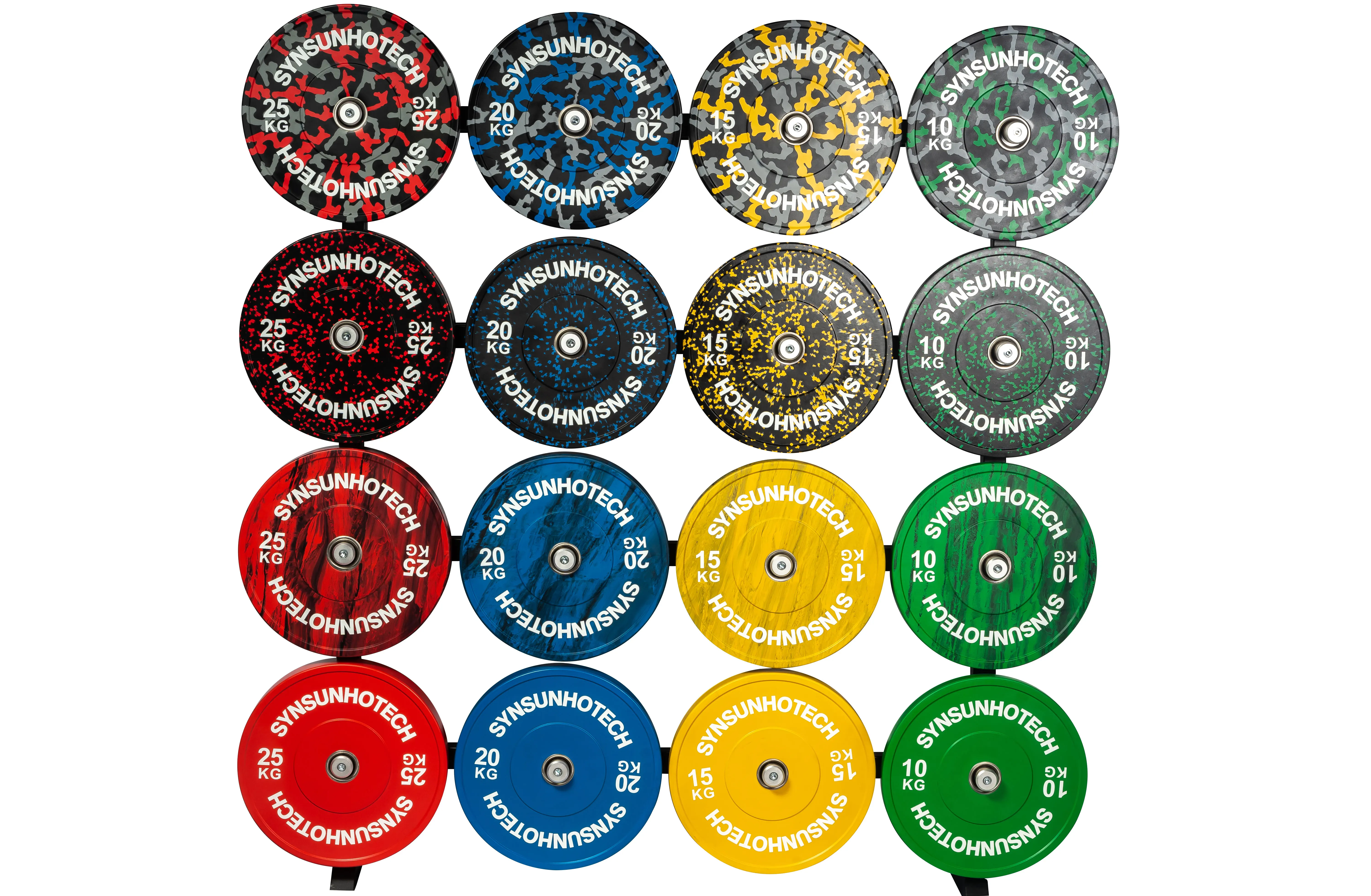 Custom Logo Color LB KG Gym Equipment Economics Crumbed Bumper Rubber Plates For Weightlifting