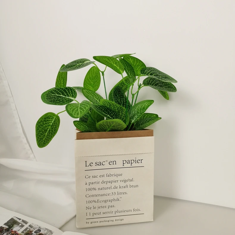 Artificial Leaves Green Wall Background Materials Flower Arrangement Fake Green Leaf