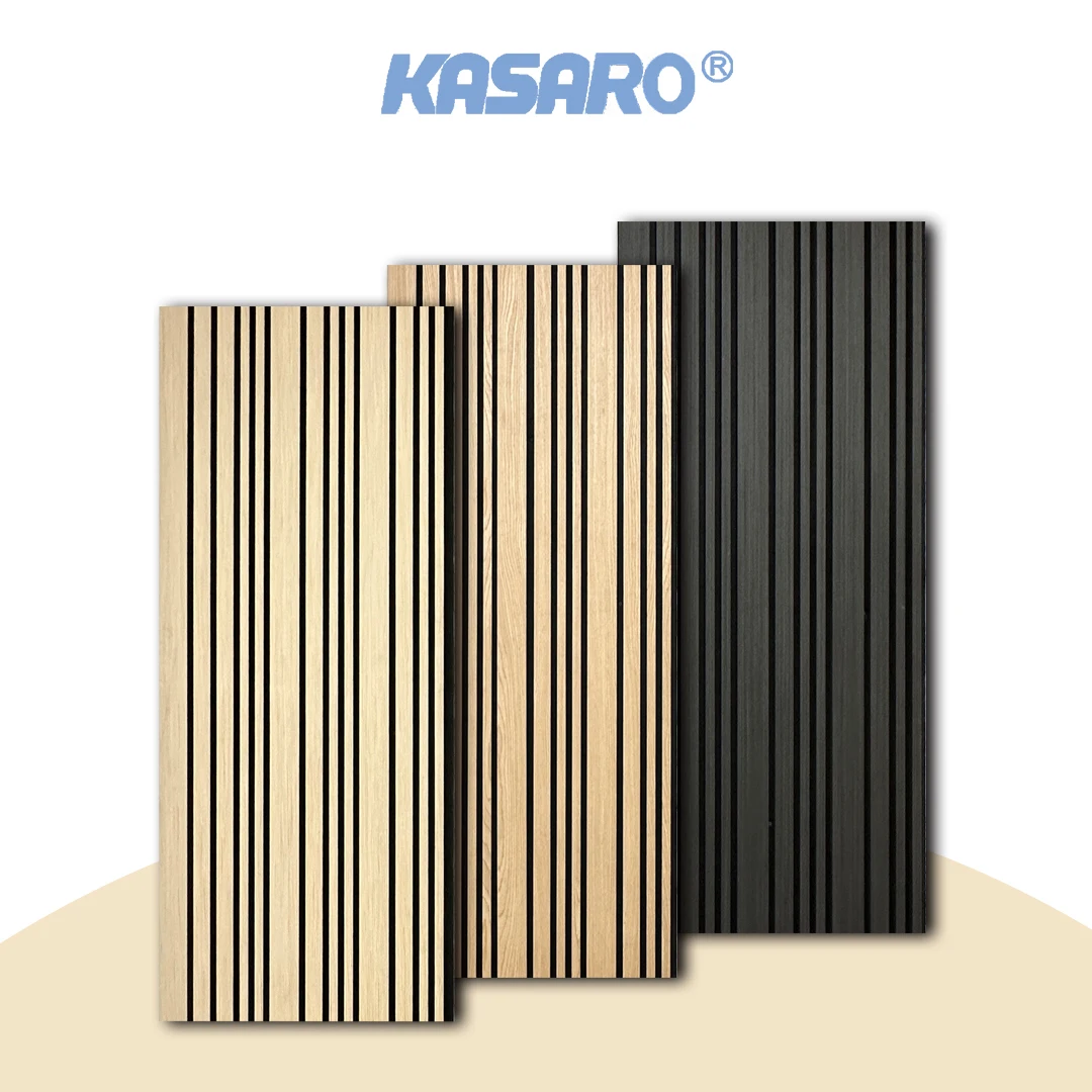 KASARO 3d Decor Sound Absorbing Panel Soundproof For Hotel Corridor Interior Wall Panel