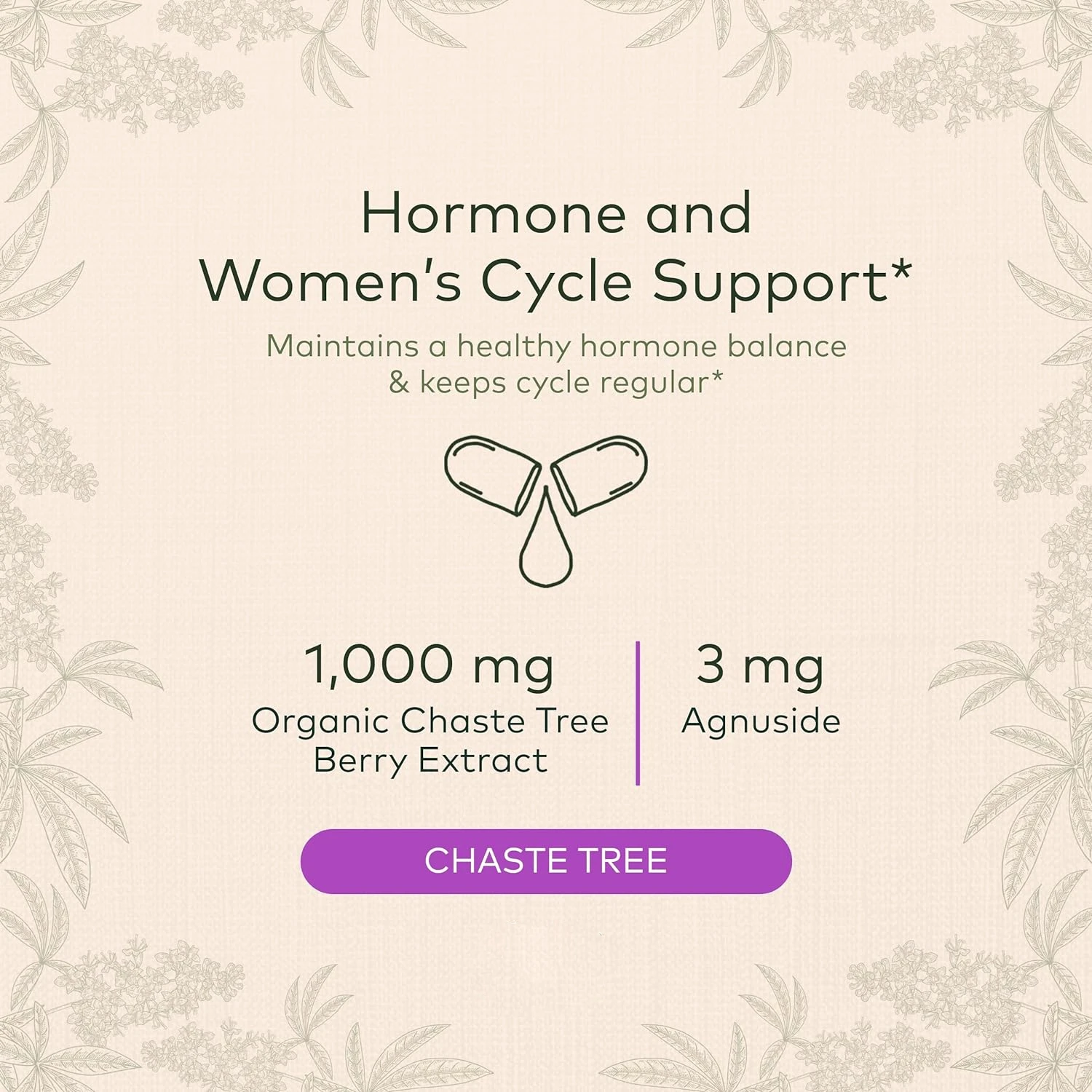 GMP factory Oem Organic Vitex Capsules Vitex Chaste Berry Extract Whole Organic Chaste Berry All-natural And Non-gmo