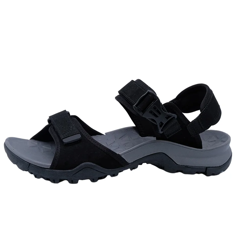 Flat Fashion Male Summer Beach Pu Textile Phylon Tpr Putdoor Sport Casual Outdoor Sandal With Own Logo