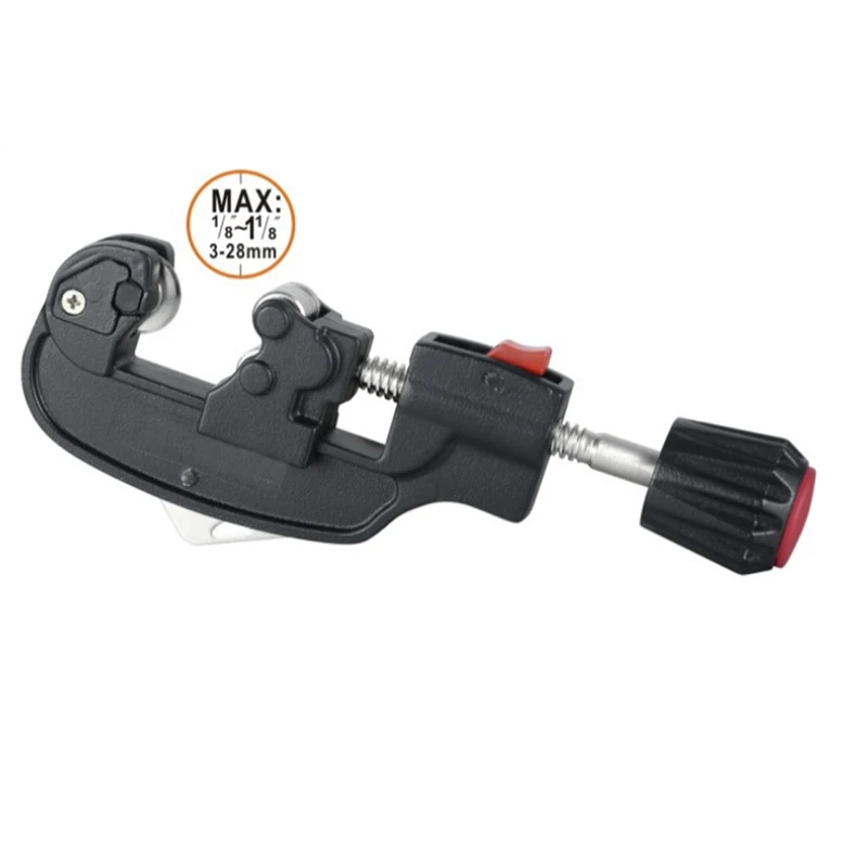 KAFUWELL H24385F Pipe Cutter Tool Professional Copper Pipe Cutter With 2pcs Spare Blade Quick And Clean Cuts 1/8 To 1-1/4