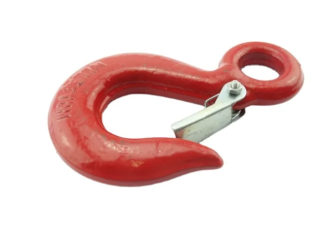 Китай крюк оборудование подделка грузов подъемные крючки защелка безопасности для крана крюк