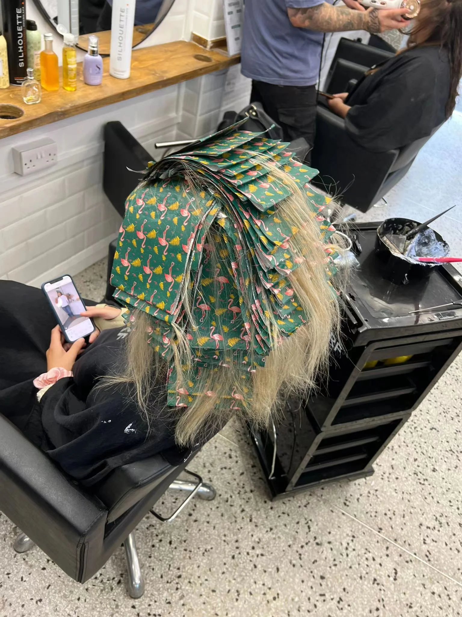 aluminium hair foil salon aluminum foil salon hair painting foils