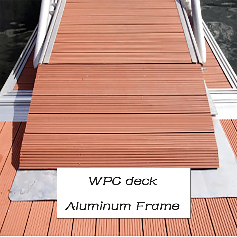 Good Price Best quality Jetty Floating Aluminum Pontoon Bridge Aluminum Floating Dock