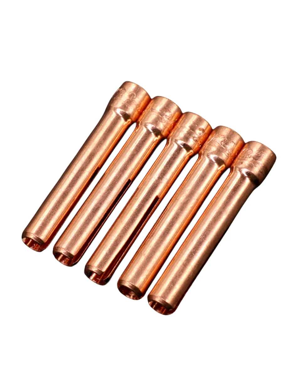 Copper Welding Consumables Wp9 Collet Body Tig Torch Spare Parts 13n20 13n21 13n22