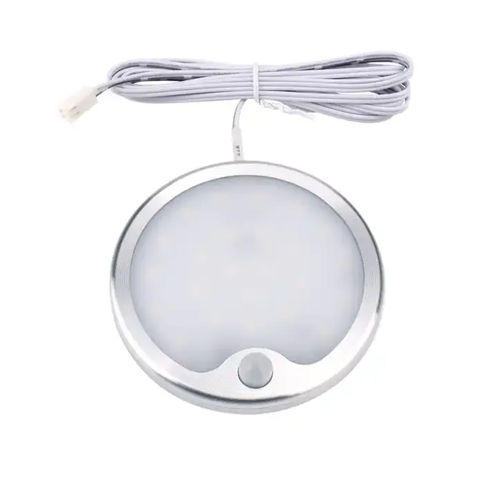 Boyid Luxury Surface Mounted Aluminium Housing Slivery Under Cabinet LED Light with PIR Motion Sensor for Reveal Ark