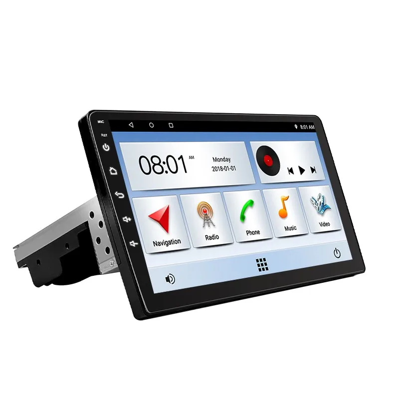 2GB 32GB Universal 9 Inch Wireless Carplay Android Auto GPS 1 Din Car Player
