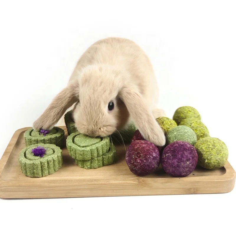 Оптовая продажа жевательная игрушка для домашних животных зубы кролика молярные снэки кролик хомяк дракон кошка Голландская свинья мясо натуральная еда