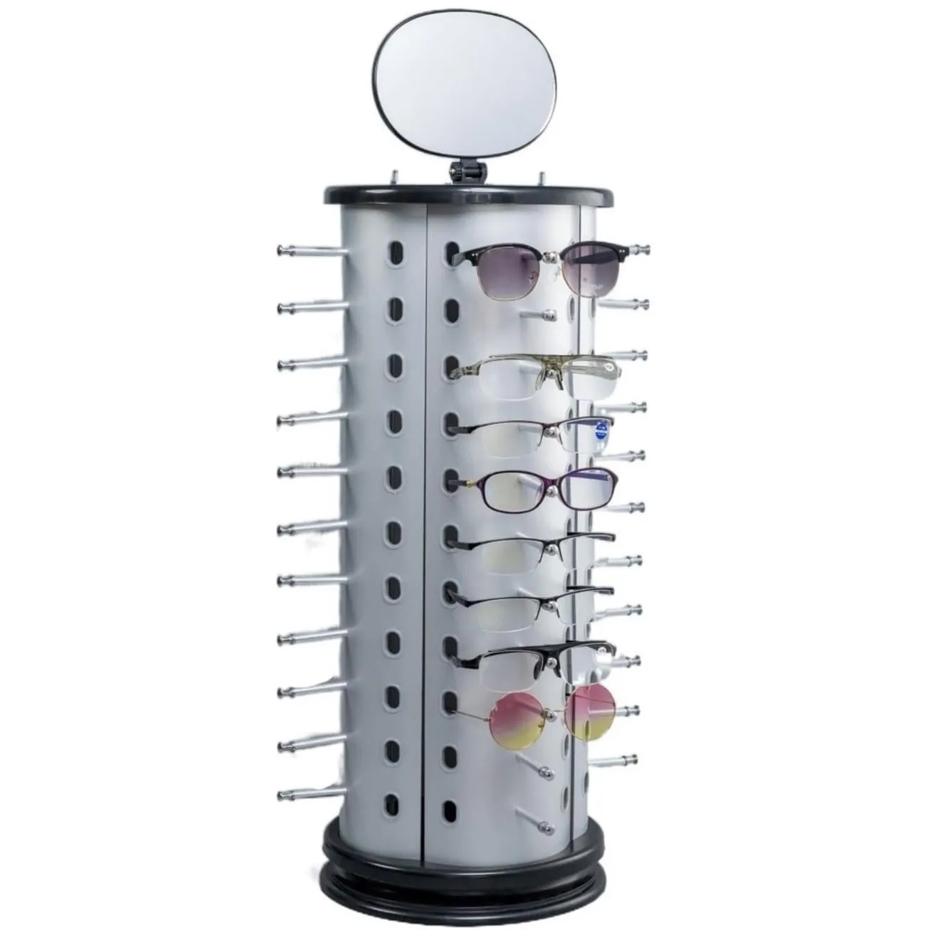 Metal optical display stands rotating Glasses sunglasses display stand with lock