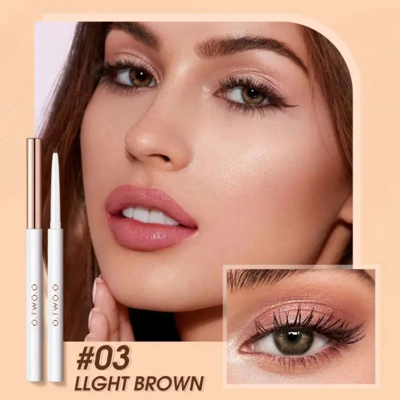 Cheaper Oem Odm 4 Colors Sweat Proof Long Lasting Easy Wear Eyeliner Pencil Liquid Liner Pen Imitation Silver Foil
