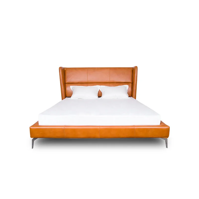 
Adjustable luxury norgic wood wholesale leather platform headboard beds 