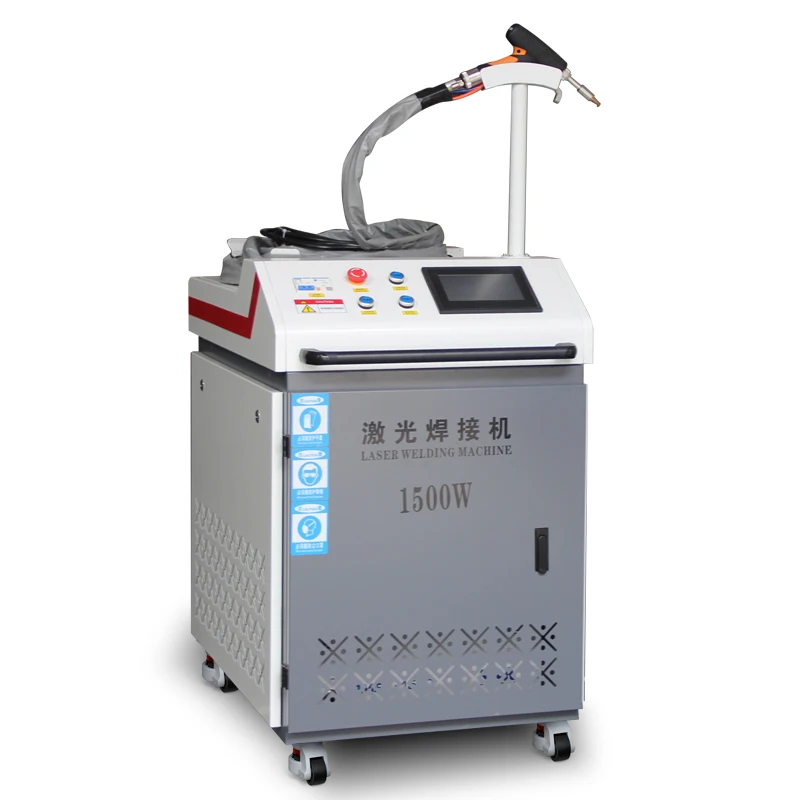 RAYCUS 1500w laser welding machine for welding, cutting, cleaning and rust removing with 4 in 1 21T laser head